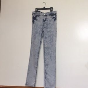 Stretchy Celebrity Pink Denim Jeans